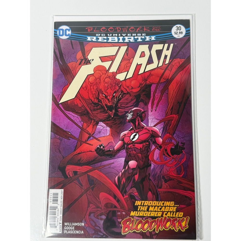 DC Universe Rebirth The Flash 30 Bloodwork Part One 1st Appearance 2017